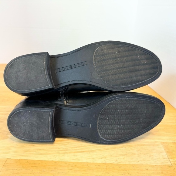 Tommy Hilfiger Women’s size 10M Twivane-R Knee High Riding Boots Logo Full Zip - Picture 9 of 9